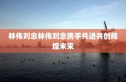 林伟刘念林伟刘念携手共进共创辉煌未来