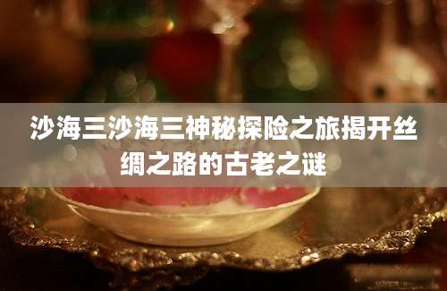 沙海三沙海三神秘探险之旅揭开丝绸之路的古老之谜