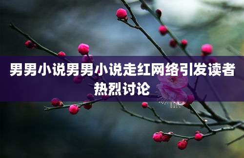 男男小说男男小说走红网络引发读者热烈讨论