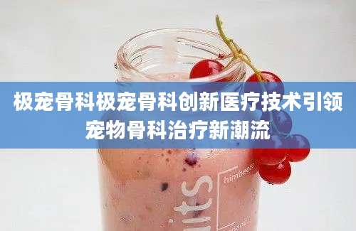 极宠骨科极宠骨科创新医疗技术引领宠物骨科治疗新潮流