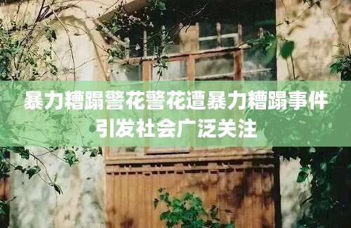 暴力糟蹋警花警花遭暴力糟蹋事件引发社会广泛关注