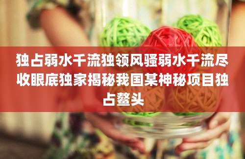 独占弱水千流独领风骚弱水千流尽收眼底独家揭秘我国某神秘项目独占鳌头