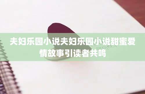 夫妇乐园小说夫妇乐园小说甜蜜爱情故事引读者共鸣