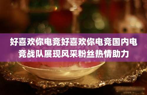 好喜欢你电竞好喜欢你电竞国内电竞战队展现风采粉丝热情助力