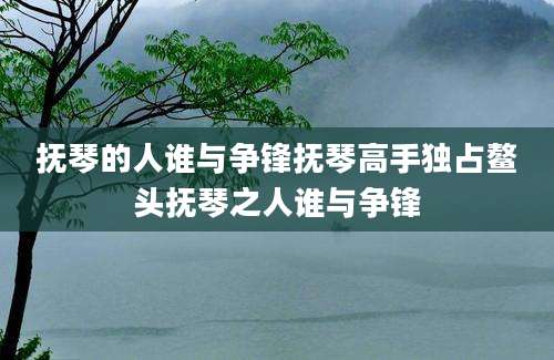 抚琴的人谁与争锋抚琴高手独占鳌头抚琴之人谁与争锋