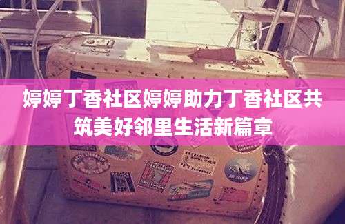 婷婷丁香社区婷婷助力丁香社区共筑美好邻里生活新篇章