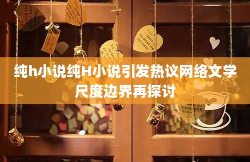 纯h小说纯H小说引发热议网络文学尺度边界再探讨