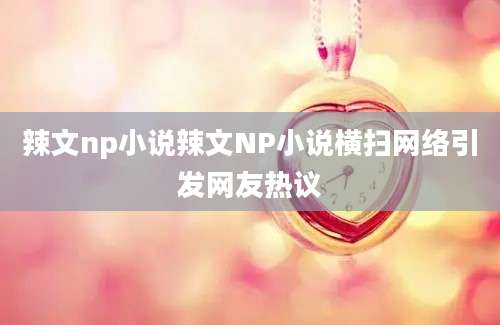 辣文np小说辣文NP小说横扫网络引发网友热议