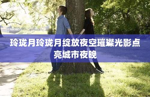 玲珑月玲珑月绽放夜空璀璨光影点亮城市夜晚