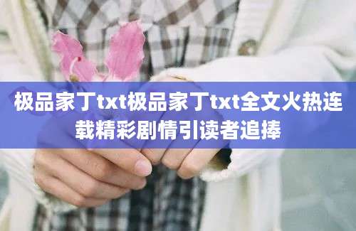 极品家丁txt极品家丁txt全文火热连载精彩剧情引读者追捧