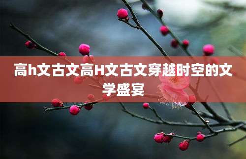 高h文古文高H文古文穿越时空的文学盛宴